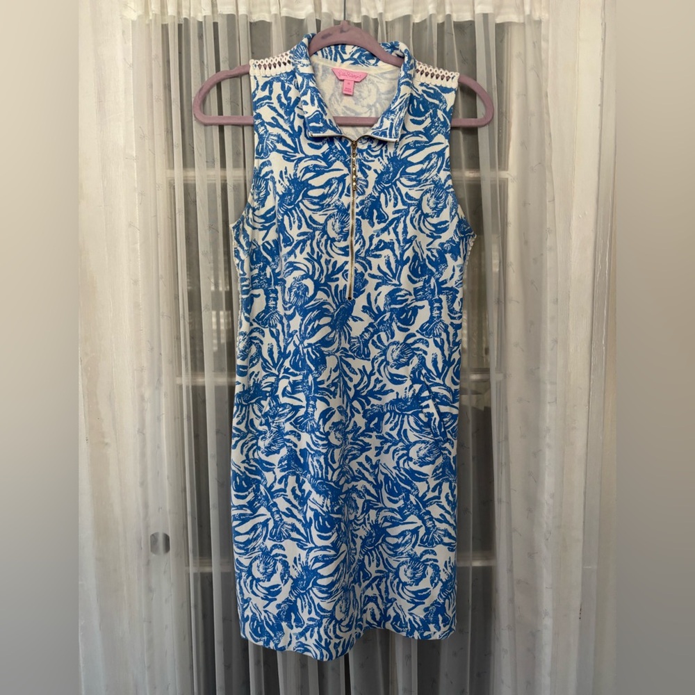 Lilly Pulitzer Skipper Resort White On A Roll Sleeveless Dress-M-$148